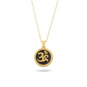 Lucky Charm  23 AUM on silver goldplated chain