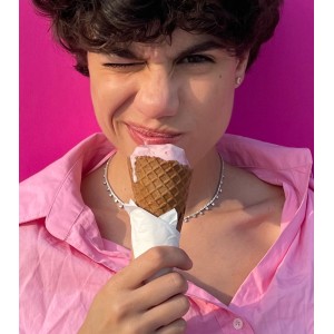 Choker - Κολιέ 925 Ασήμι με Ζιργκόν Choker - Κολιέ 925 Ασήμι με Ζιργκόν