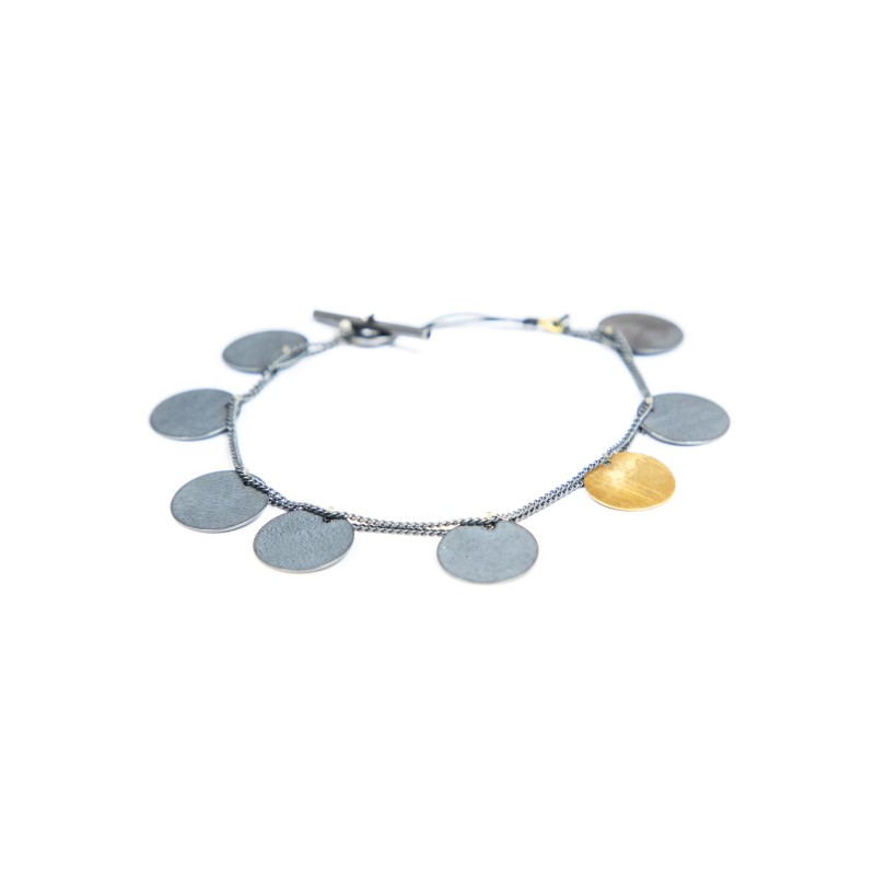 Χρυσό βραχιόλι Flouria Collection