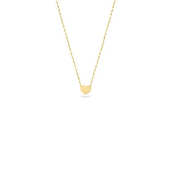 Tinies Collection κολιέ καρδιά διαθέσιμο σε ασήμι 925 και χρυσό Κ9