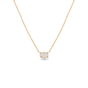Gemma Collection κολιέ ,σε ασήμι 925 με mother of pearl