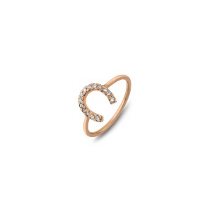 Δαχτυλίδι Πέταλο Κ9 Χρυσό με Διαμάντια