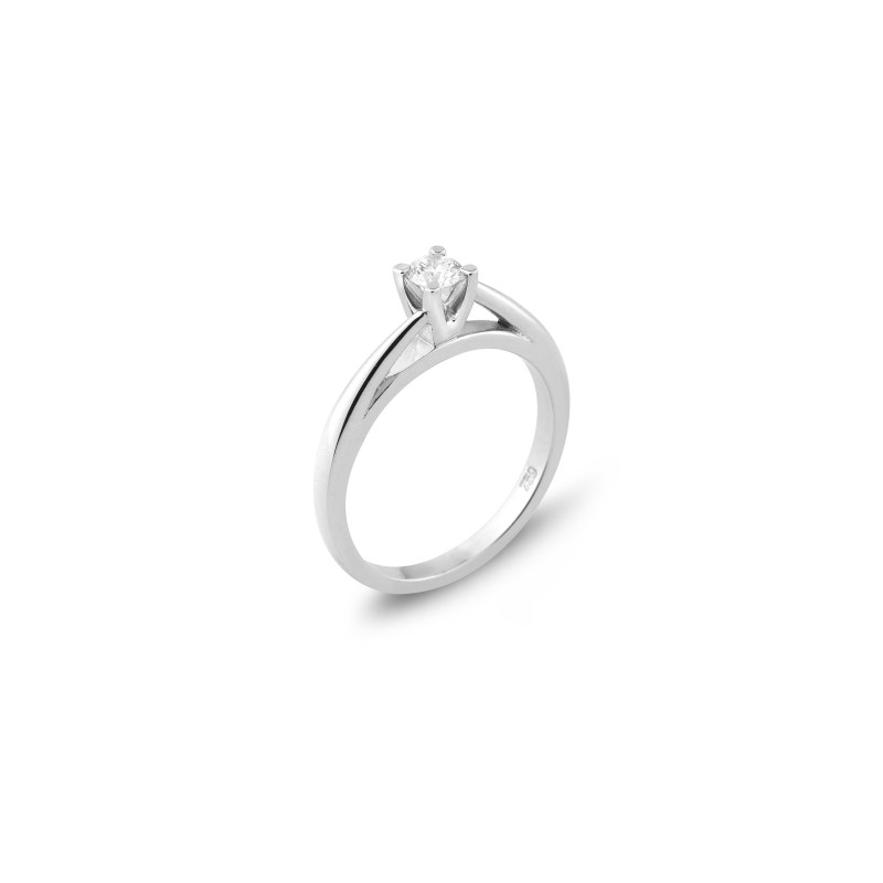 Μονόπετρο Δαχτυλίδι Κ18  με Διαμάντι