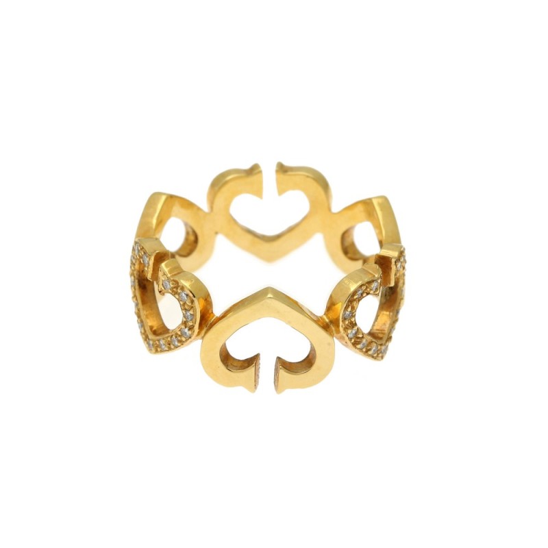 Χρυσό δαχτυλίδι κ18  με διαμάντια  Χρυσό δαχτυλίδι κ18  με διαμάντια