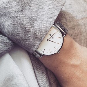 CLUSE LA BOHÈME MESH SILVER/WHITE