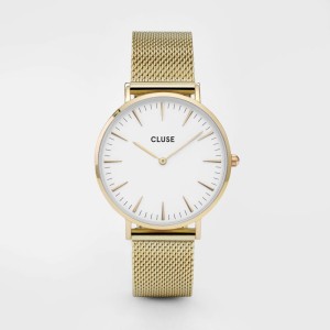 CLUSE LA BOHÈME MESH GOLD/WHITE CLUSE LA BOHÈME MESH GOLD/WHITE