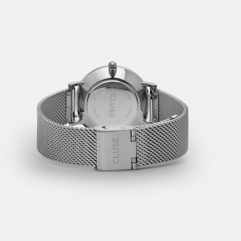 CLUSE MINUIT MESH SILVER/WHITE