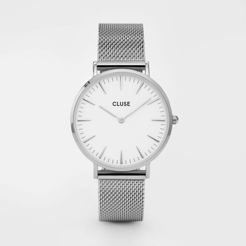 CLUSE LA BOHÈME MESH SILVER/WHITE