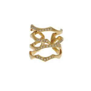 Δαχτυλίδι Κ18 με Διαμάντια  