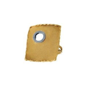 Δαχτυλίδι Κ18 σε Τετραγωνο Σχήμα με Λευκόχρυσες Λεπτομέρειες