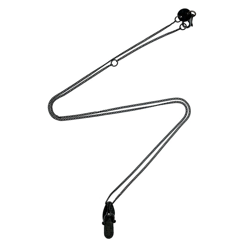 ΜΙΚΡΟΣΚΟΠΙΚΟ ΠΑΠΟΥΤΣΑΚΙ 925 ΜΕ 1 DIAMONT ΣΕ ΑΛΥΣΙΔΑ 925