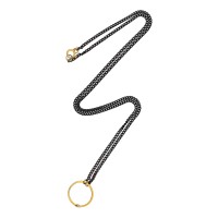 14k Gold Necklace Circle 