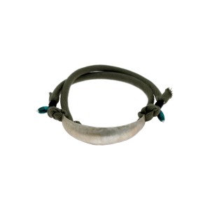 Bobo's λευκή μπανάνα με λαδί  βαμβακερό κορδονι