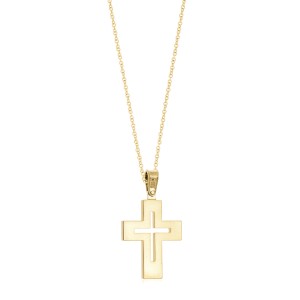 Σταυρός 14 καρατίων χωρίς πέτρες