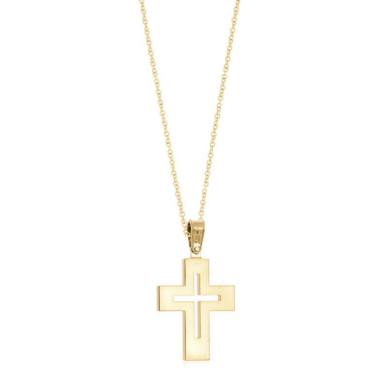 Σταυρός 14 καρατίων χωρίς πέτρες