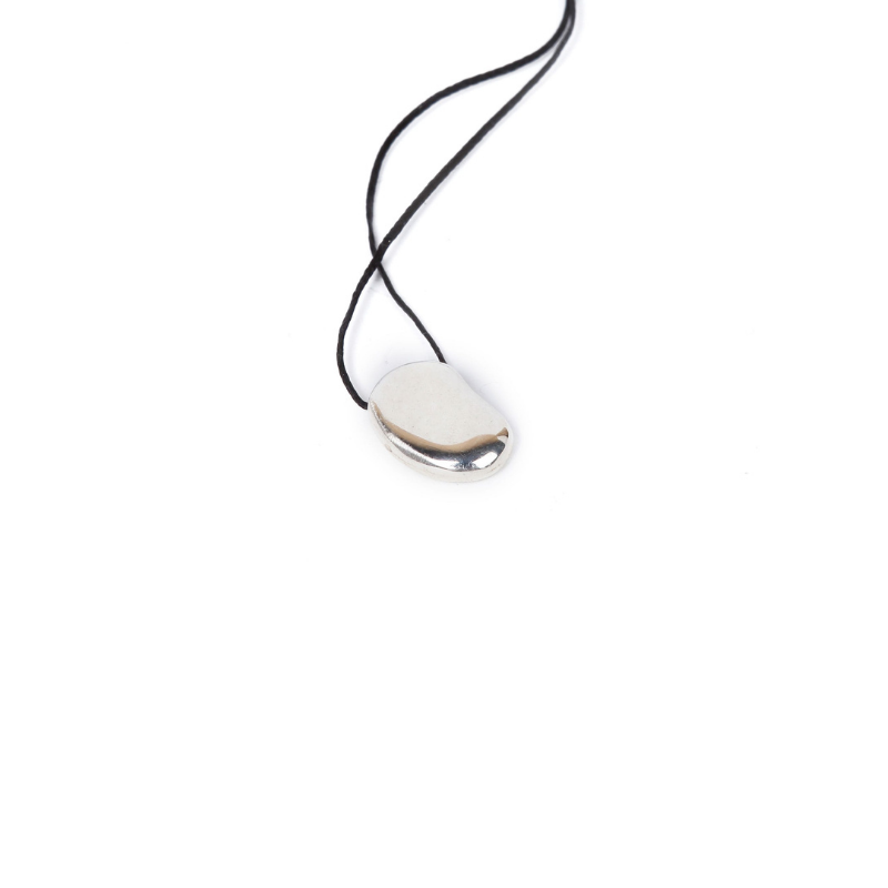 Magic Bean Collection Pendant, high polish finish silver 925 large