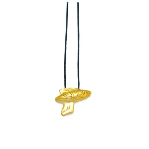 Pistoleto Pendant, high polish or matte finish brass