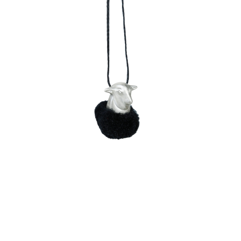 Black Sheep  matte Pendant 925